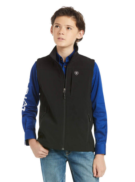 Ariat Boys Vernon Black Softshell Vest