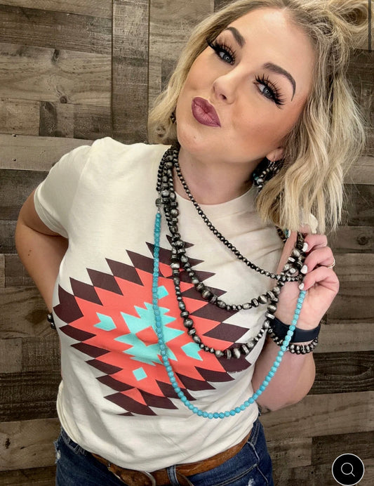 Summer Aztec Tee