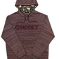 Hooey Mns Lock Up Burgundy Hoody