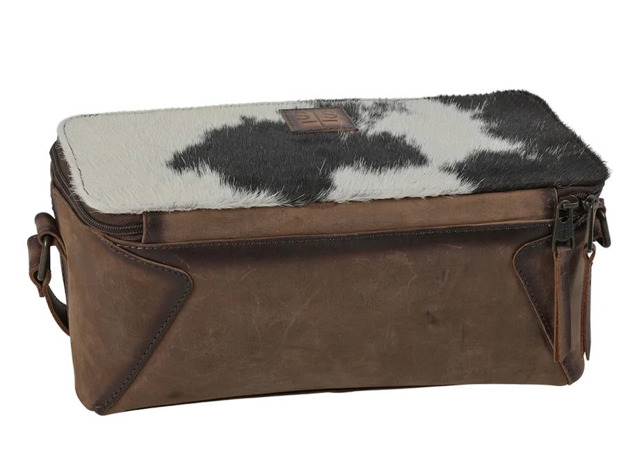 STS Cowhide Middi Makeup Carry All